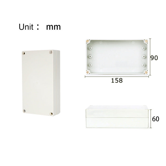 Project Junction Box for Electrical Cable Outdoor DIY Sealed IP67 Enclosure Wire Box 115x90x55mm Waterproof Electronic Cases