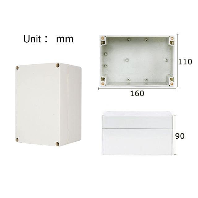 Project Junction Box for Electrical Cable Outdoor DIY Sealed IP67 Enclosure Wire Box 115x90x55mm Waterproof Electronic Cases