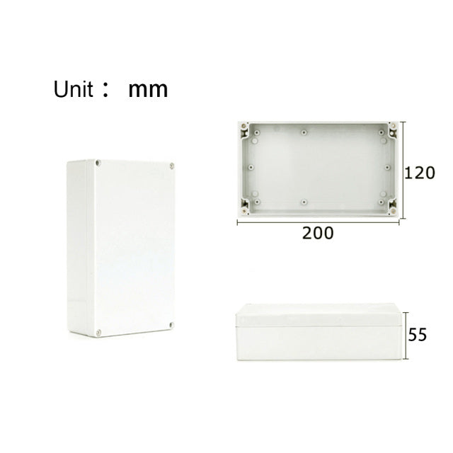 Project Junction Box for Electrical Cable Outdoor DIY Sealed IP67 Enclosure Wire Box 115x90x55mm Waterproof Electronic Cases