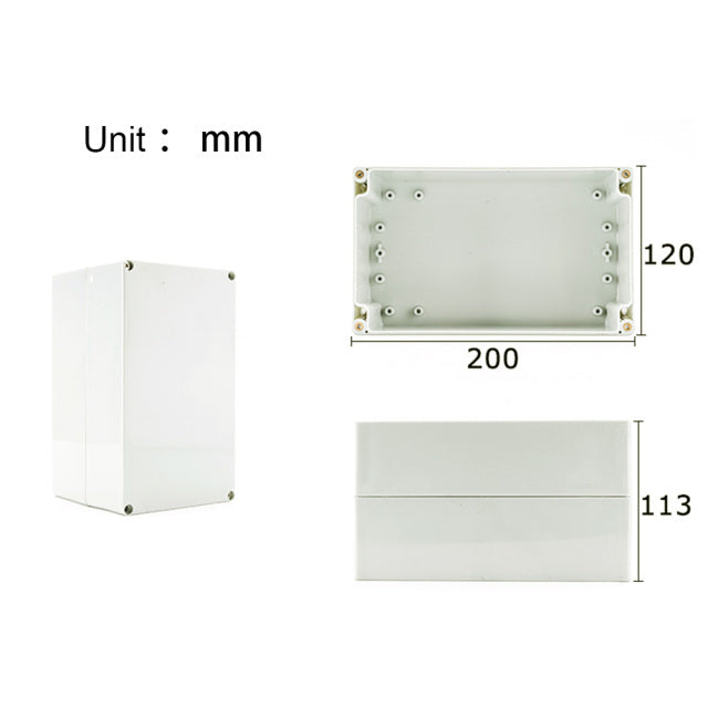 Project Junction Box for Electrical Cable Outdoor DIY Sealed IP67 Enclosure Wire Box 115x90x55mm Waterproof Electronic Cases