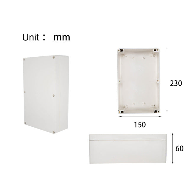 Project Junction Box for Electrical Cable Outdoor DIY Sealed IP67 Enclosure Wire Box 115x90x55mm Waterproof Electronic Cases