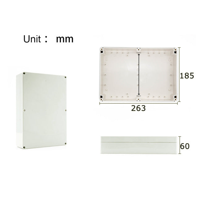 Project Junction Box for Electrical Cable Outdoor DIY Sealed IP67 Enclosure Wire Box 115x90x55mm Waterproof Electronic Cases