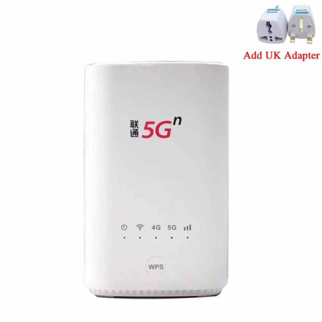 NEW Unlocked China Unicom VN007 5G CPE Wireless Router NSA SA 2.3Gbps Sim Slot Router Mesh wifi 5g CPE Modem Wireless High-power