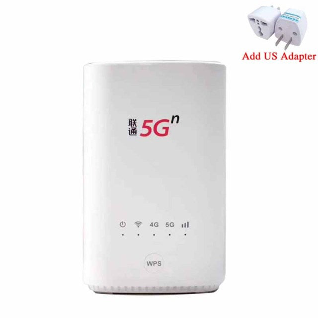 NEW Unlocked China Unicom VN007 5G CPE Wireless Router NSA SA 2.3Gbps Sim Slot Router Mesh wifi 5g CPE Modem Wireless High-power