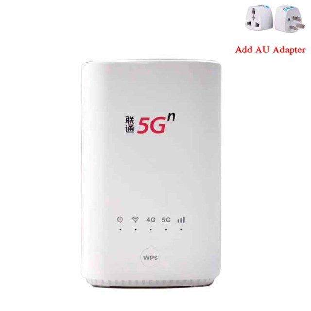 NEW Unlocked China Unicom VN007 5G CPE Wireless Router NSA SA 2.3Gbps Sim Slot Router Mesh wifi 5g CPE Modem Wireless High-power