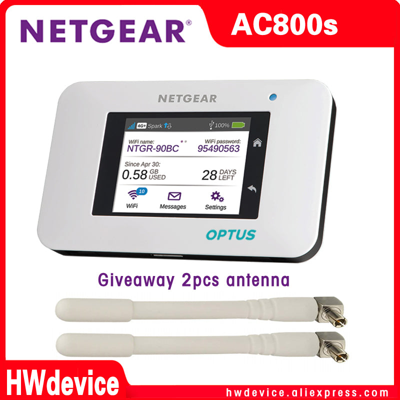 800s AC800S Unlocked Netgear AirCard 450Mbps 3g 4g Router LTE Wireless Mobile Wifi Band 28 700mhz Mifi