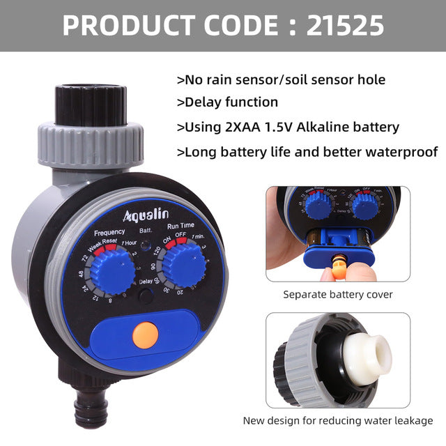 Garden  Water Timer Ball Valve Automatic Electronic Watering Timer