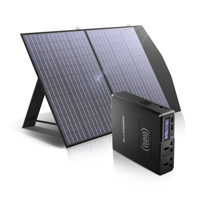 Solar Powerbank 41600mAh Home Backup,Outdoor Emergency Power