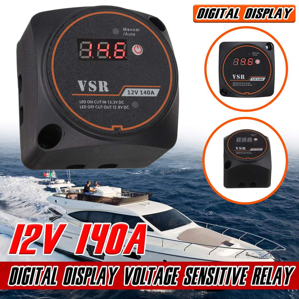 Digital Display Voltage Sensitive Split Charge Relay VSR 12V 140A