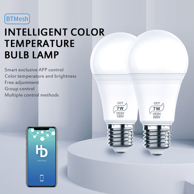 Multicolor Dimmable E27 WiFi Smart Light Bulb LED Lamp