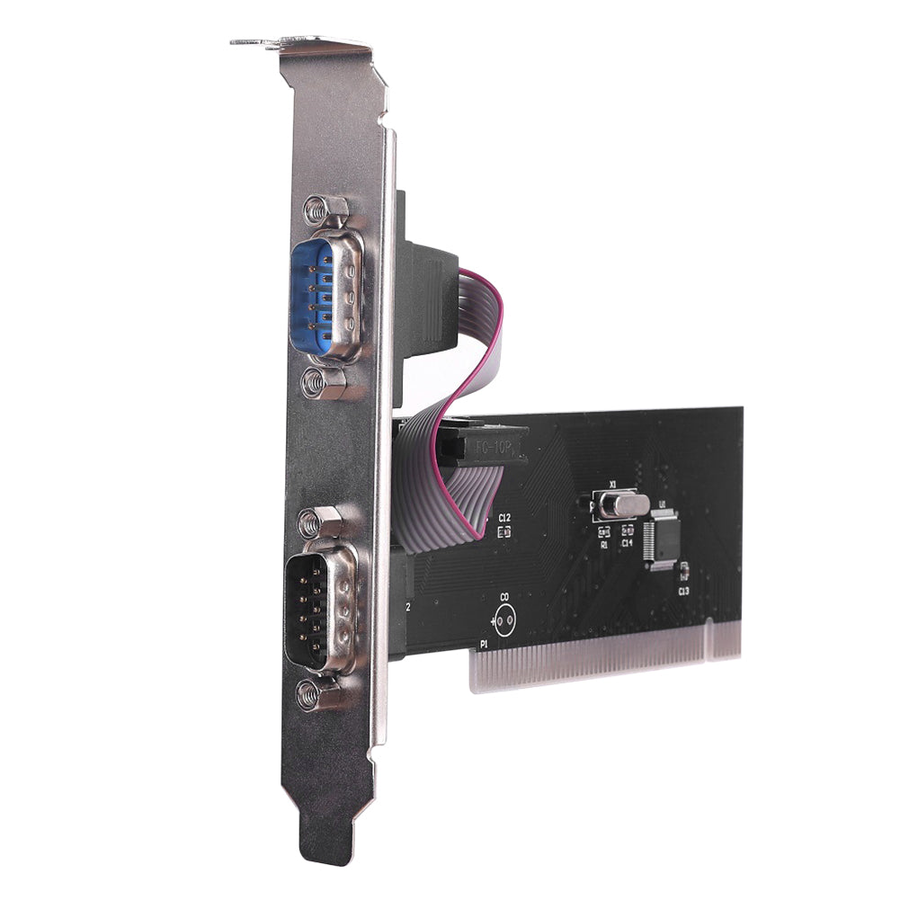 Expansion Card Replacement PCI to Serial Port COM 9 Pin RS232 DB9 Desktop Industrial Control Expansion Card