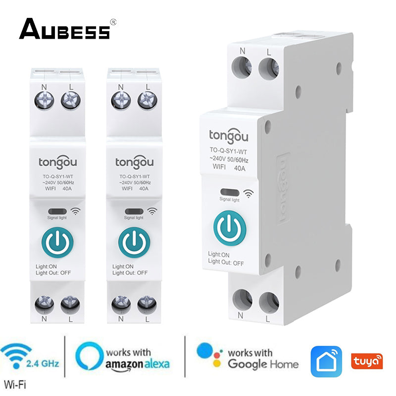WiFi Smart Circuit Breaker  by Alexa Google Home Remote Voice Control