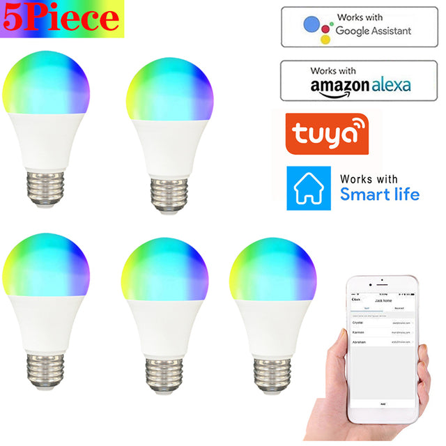 Zigbee Smart LED Lamp Dimmable With Smart Life APP