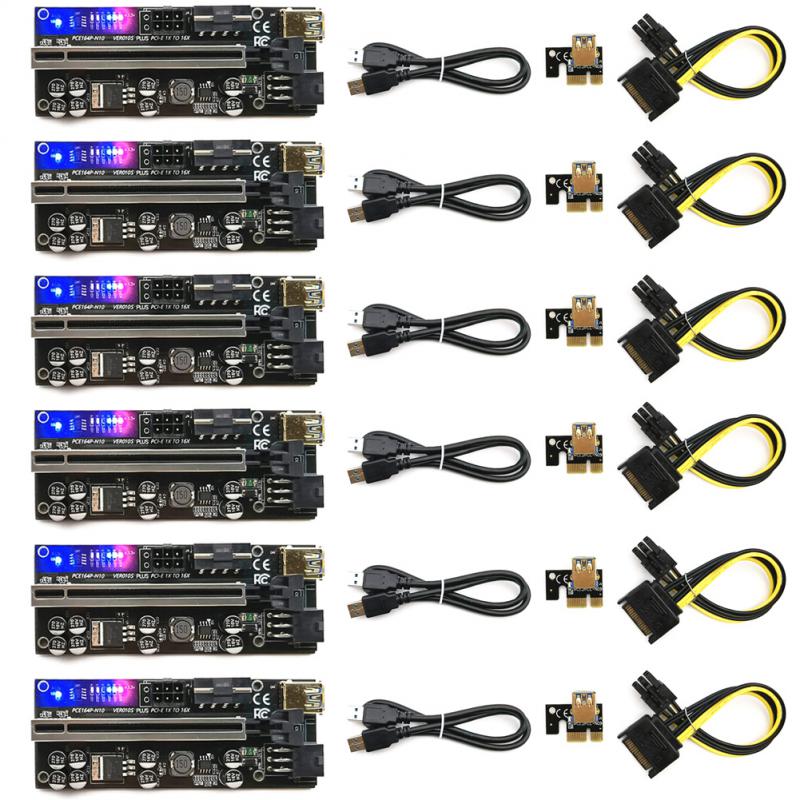 0.6M PCIE Riser Card VER010S Plus PCI-E 1X To 16X Adapter