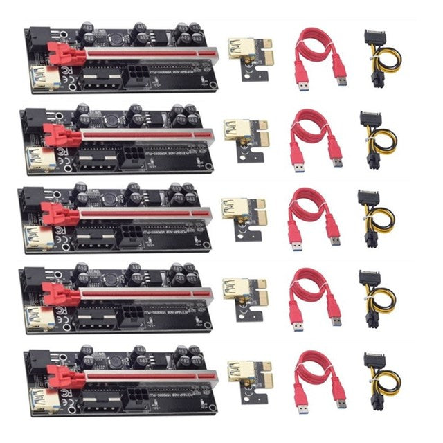 1X To 16X USB 3.0 Cable SATA To 6Pin Connector