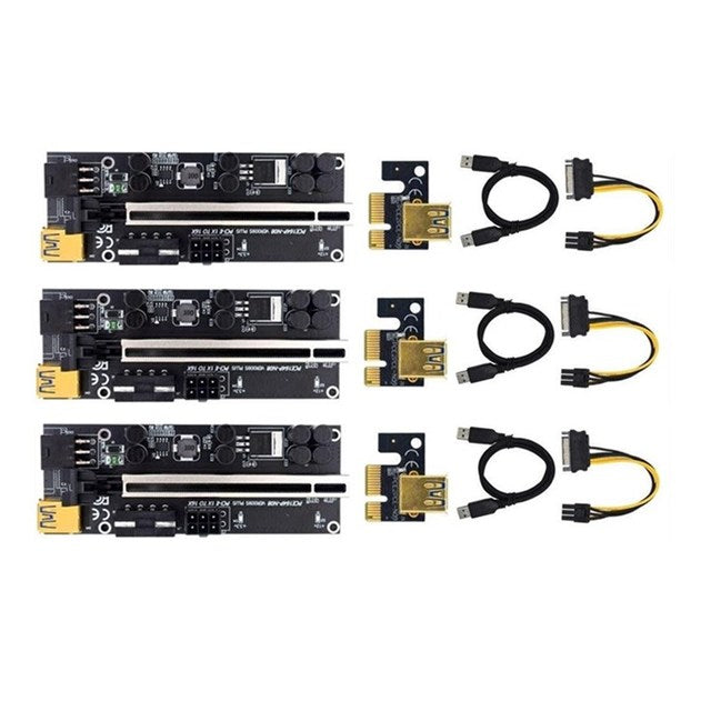 1X To 16X USB 3.0 Cable SATA To 6Pin Connector