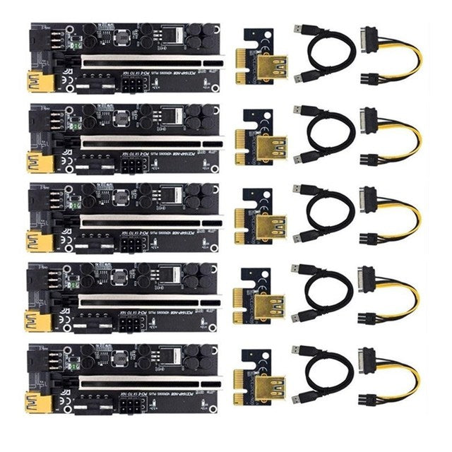 1X To 16X USB 3.0 Cable SATA To 6Pin Connector