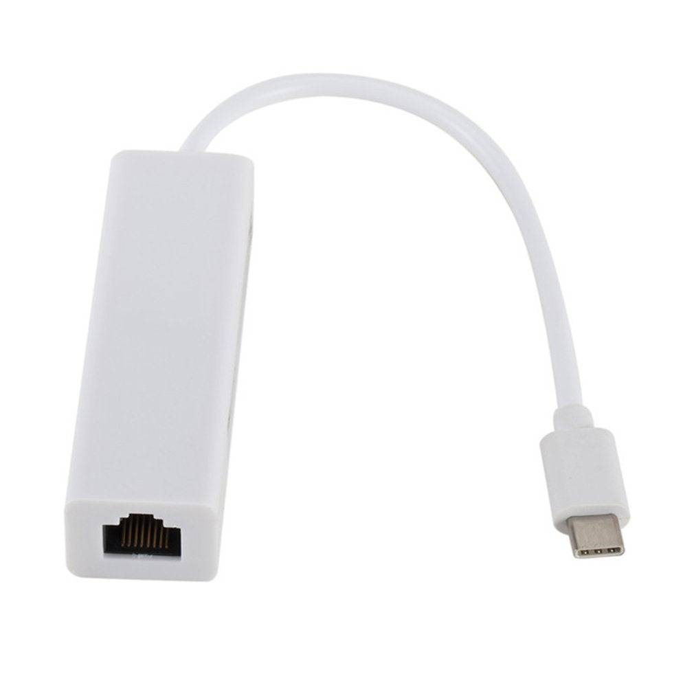 Type C to USB RJ45 Ethernet Lan Adapter Hub Cable For Macbook