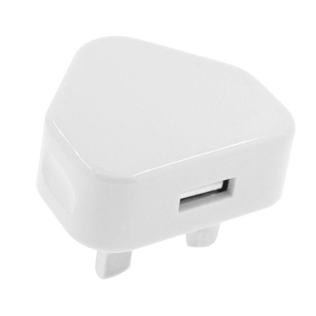 3 Pin USB Plug Adapter Charger Power Plug Wall Socket USB Ports