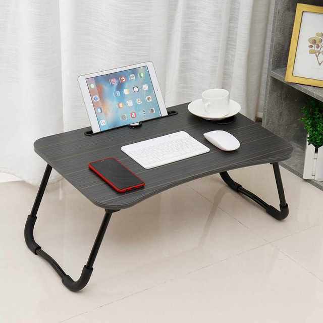 Portable Laptop Table Desk Foldable Legs Computer Desk
