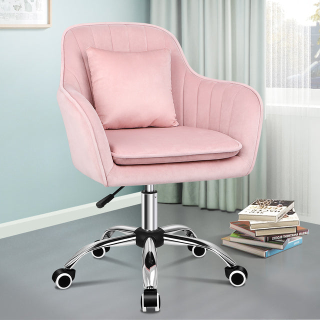 Velvet Office Chair Swivel Armchair