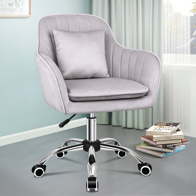 Velvet Office Chair Swivel Armchair