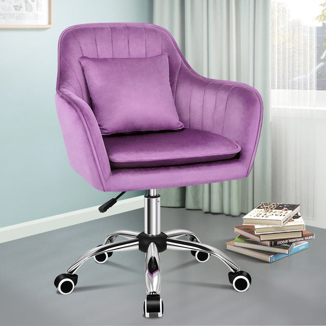 Velvet Office Chair Swivel Armchair