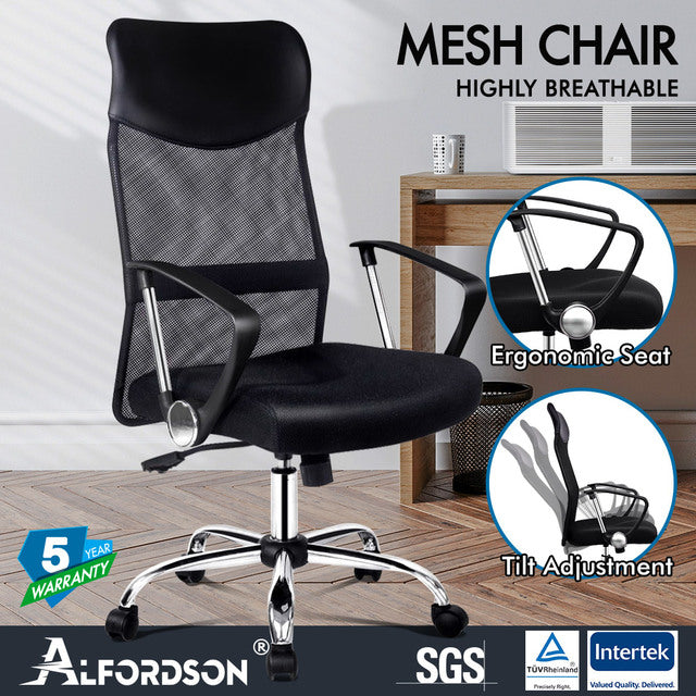 Office Chair Gaming Executive Fabric Seat