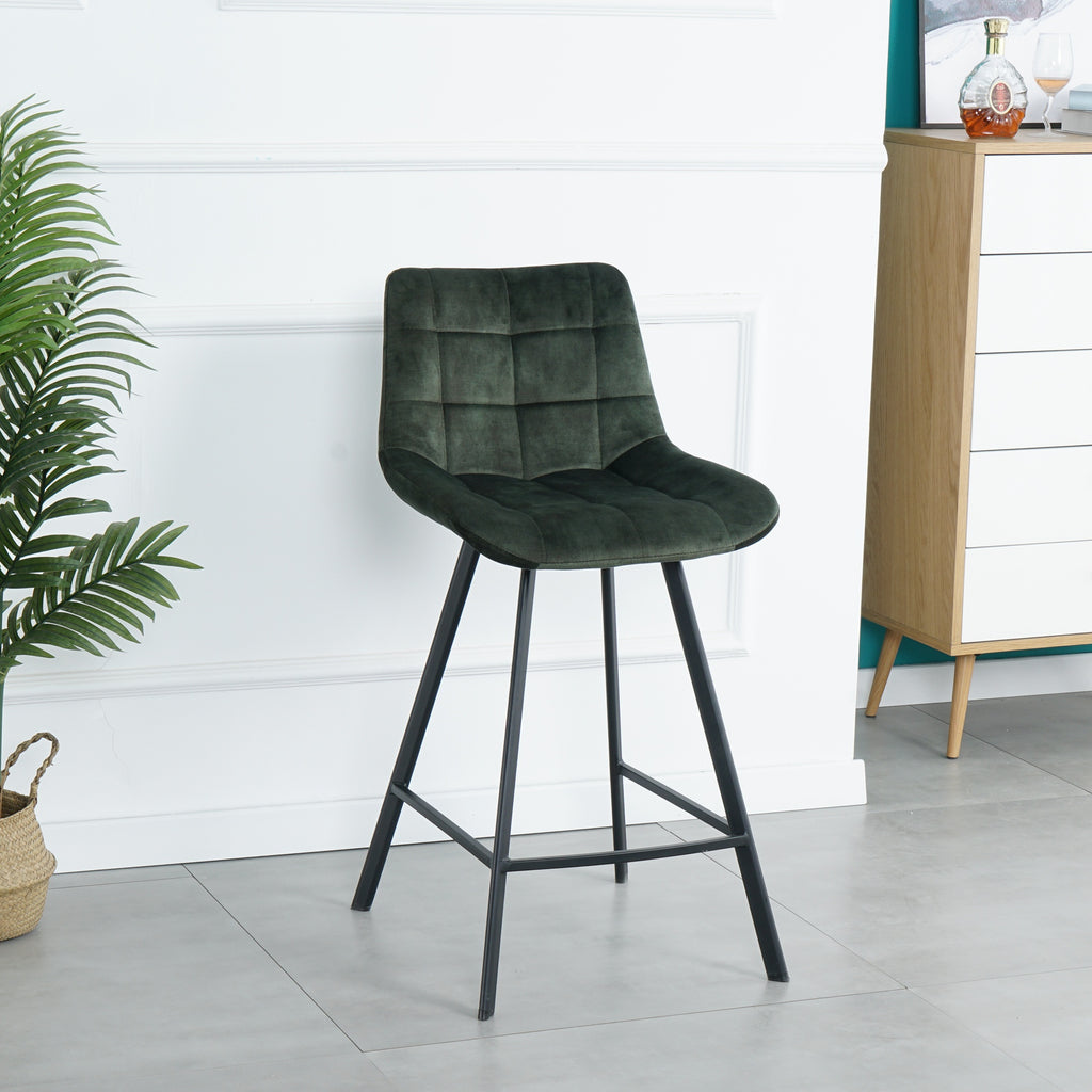 Modern Design Comfortable Nordic Metal Stool Modern Iron High Counter Leisure Bar Chair