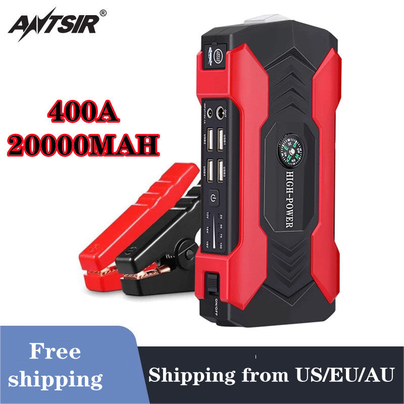 Automobile 12V Battery Booster Charger with 20000mAh Power Bank Fuction