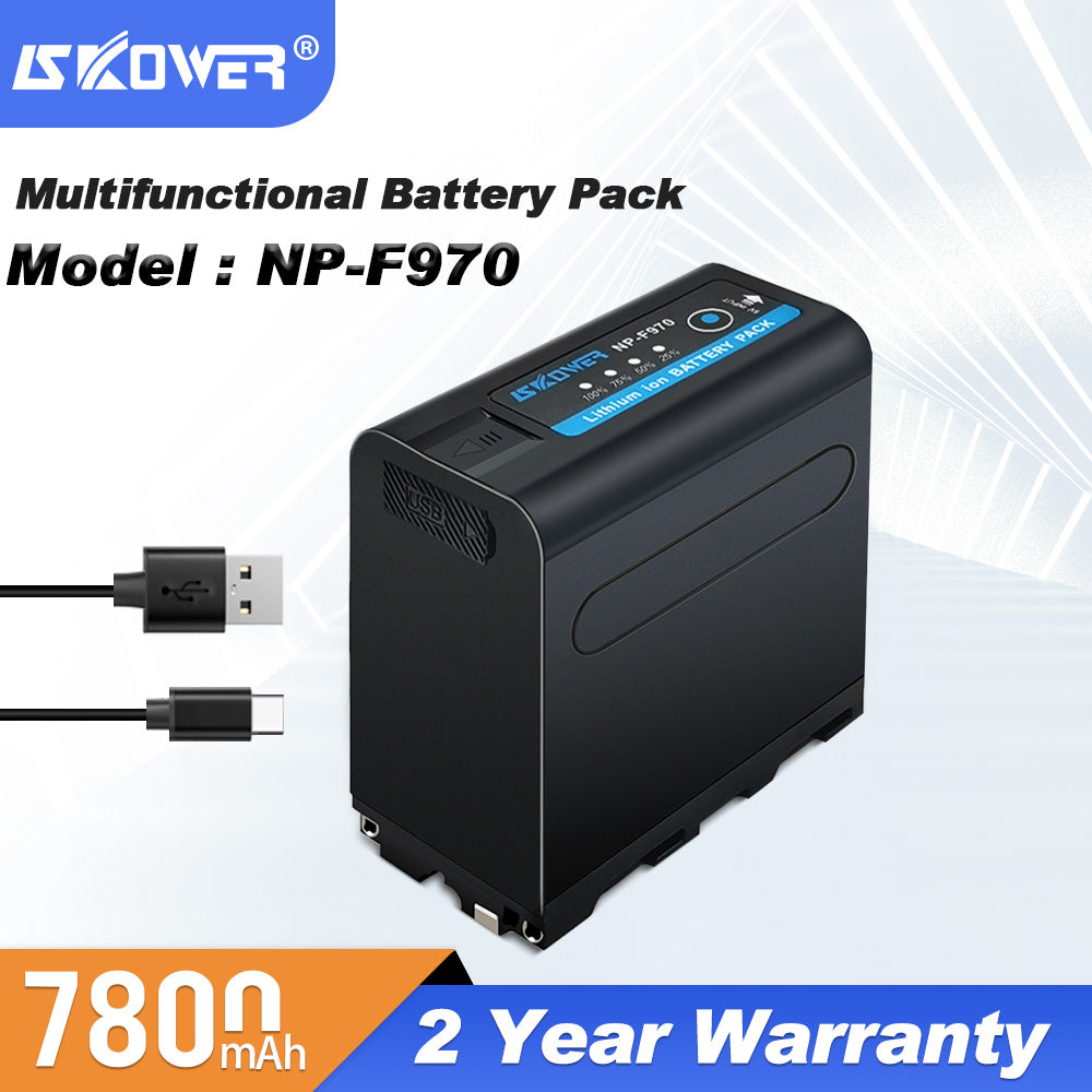 7800mAh NP-F970 NP F970 Battery For Sony Cameras