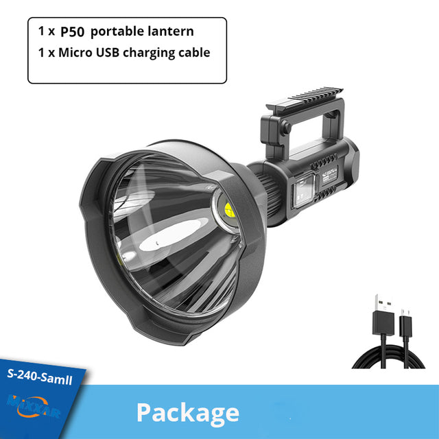 Super bright LED Portable Spotlights Flashlight searchlight