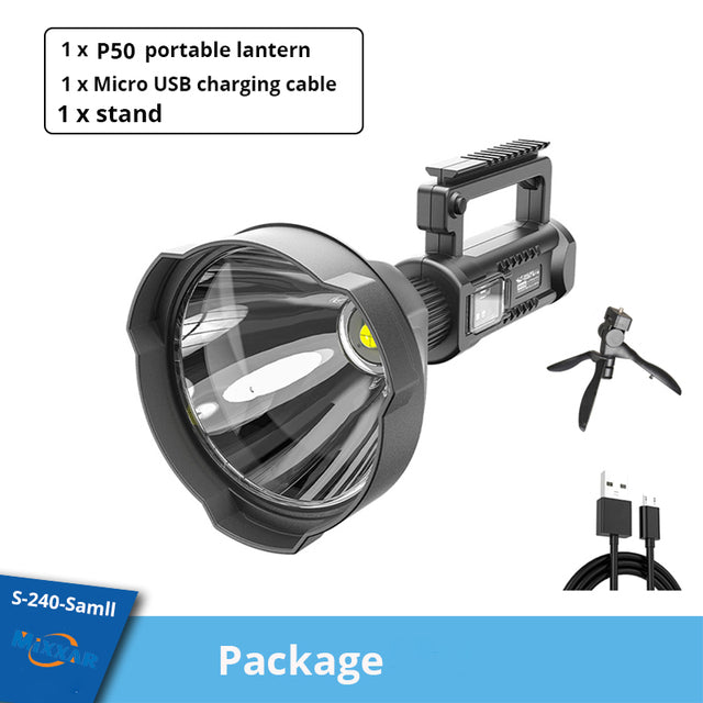 Super bright LED Portable Spotlights Flashlight searchlight