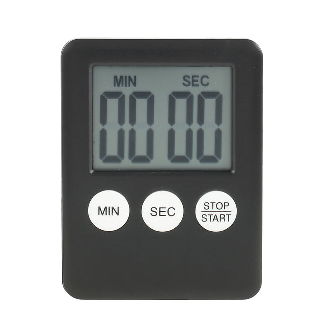 Digital Kitchen Timer MagneticTimer LCD Screen Square Cooking Count Up