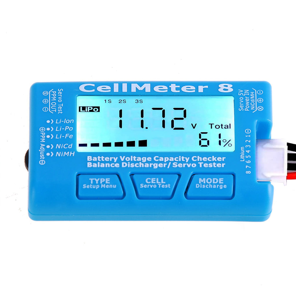 LCD Digital Battery Capacity Checker