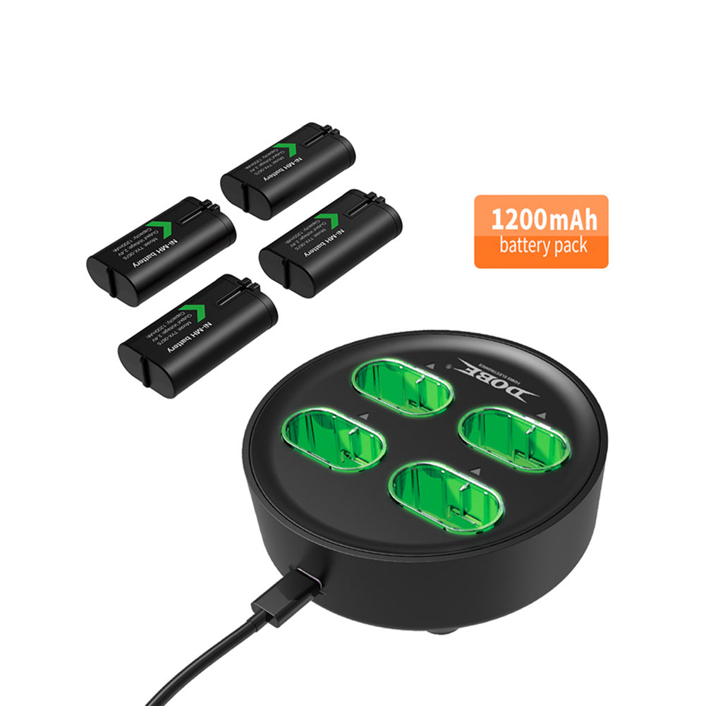 Gamepad Charging Dock 4 in 1 Wireless Controller Charging Battery Pack