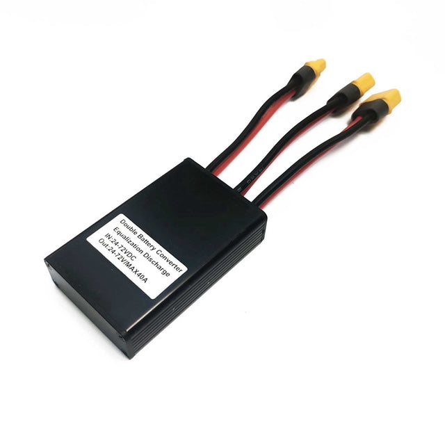 Dual Battery Connection Adapter Switcher Module Increase Battery Capacity Ebike