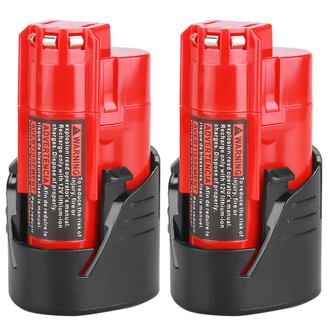 12V 3.0Ah Rechargeable 3000mAh Battery for Milwaukee M12 XC