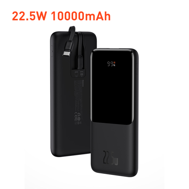 Baseus 65W Power Bank 20000mAh with Type C Two-Way Cable