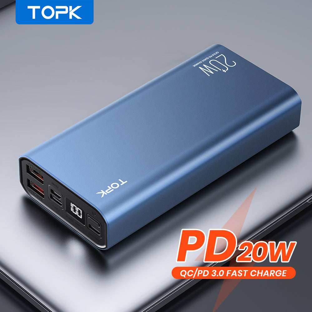 Portable Mobile Phone External Battery Charger Powerbank 20000 mAh