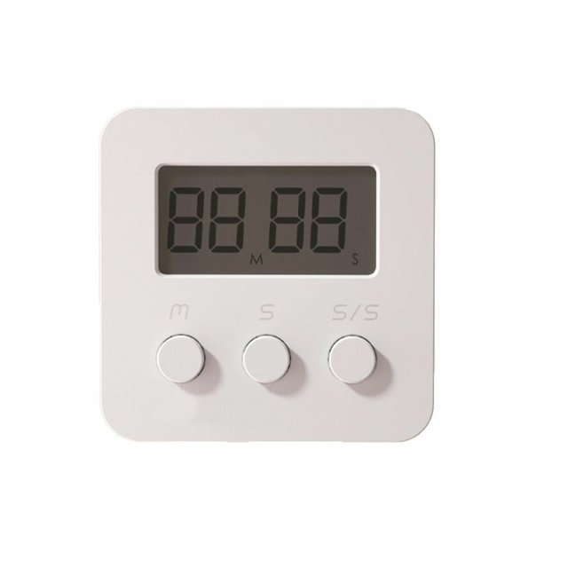 Digital Kitchen Timer Countdown Clock With Liquid Crystal Display