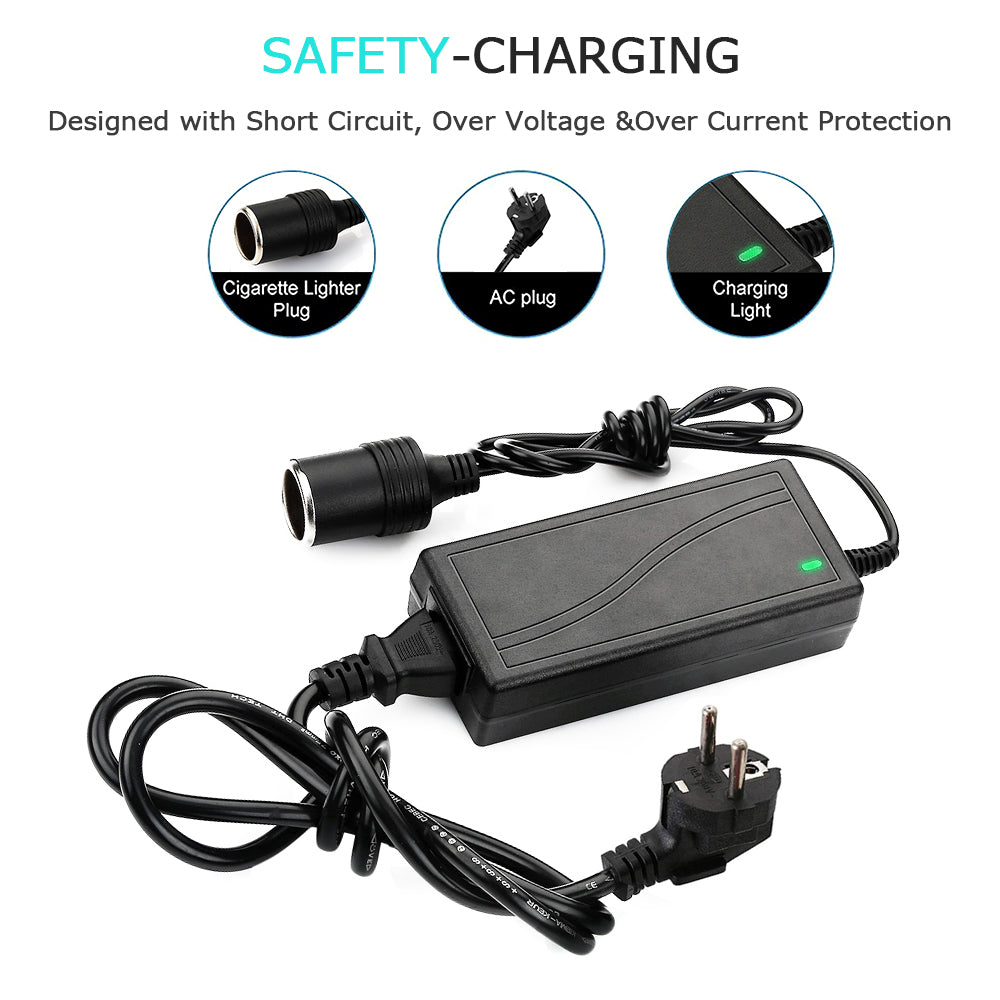 12V DC Car Charger Power Adapter