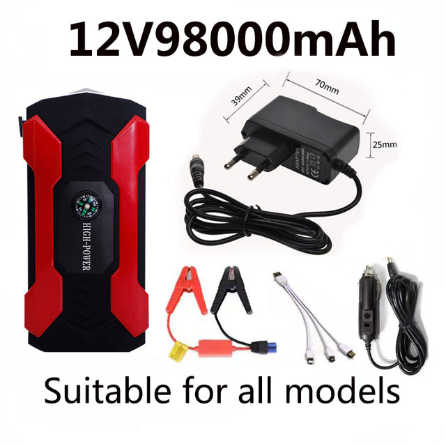 Car Jump Starter Starting Device Battery Power Bank