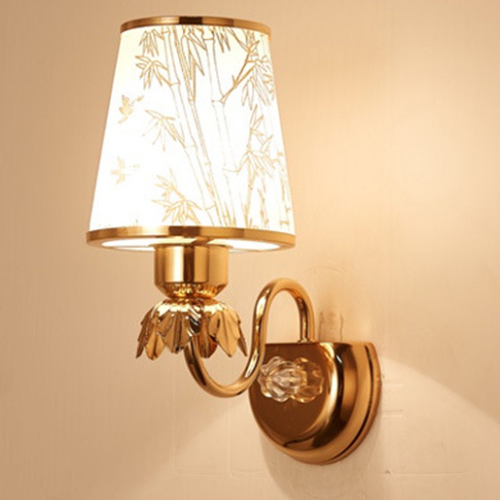 Simple European Luxury Wall Light Lamp For Bedroom