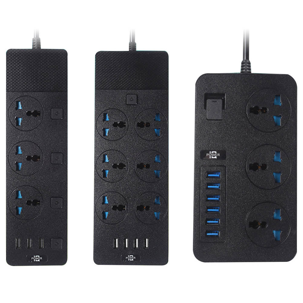 Power Strip Surge Protector 3/6 AC Outlets