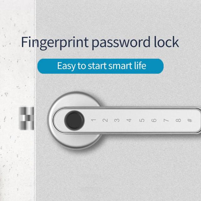 Fingerprint Electronic Door Lock Smart -compatible Password Handle Lock