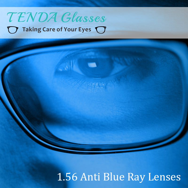 1.56 Single Vision Aspheric Clear Prescription Lenses Anti-Blue Ray Optical Lens For Eyes Myopia Computer Glasses